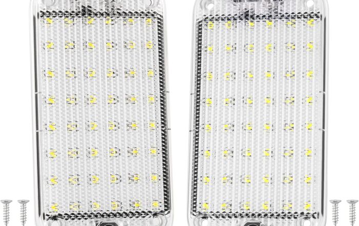 KFZ Innenraumbeleuchtung - Thlevel Auto Innen Beleuchtung LED KFZ Innenraumbeleuchtung 48 LEDs 12V - 85V