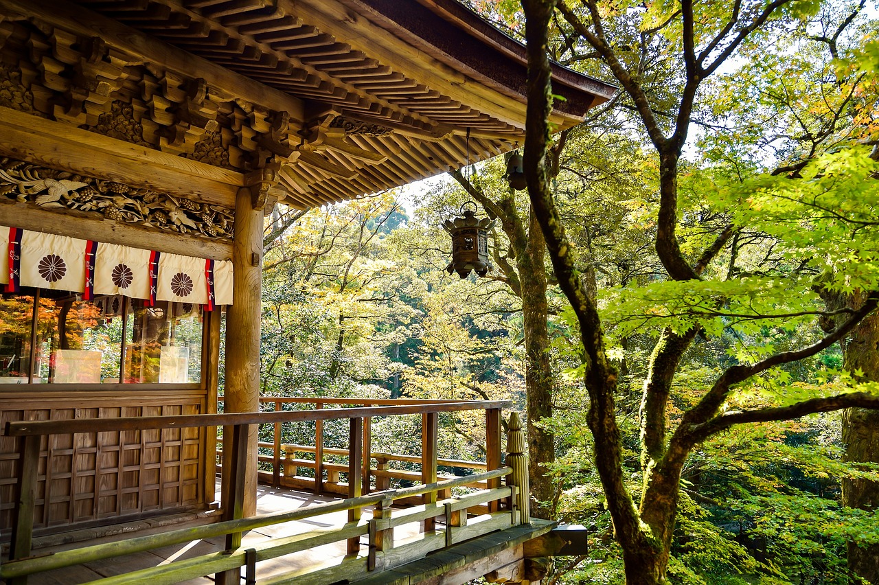 Japan Tempel - altes - Haus - Japan-Kultur- Traditionell